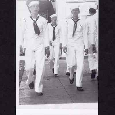 Photograph of Gordon Rennie in Navy Uniform