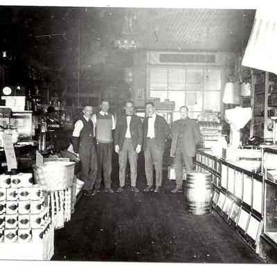 Photograph of the inside the 2nd Wendling Store, Wendling, Oregon, circa before 1912