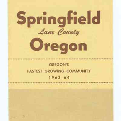 Informational brochure about Springfield, 1963-1964