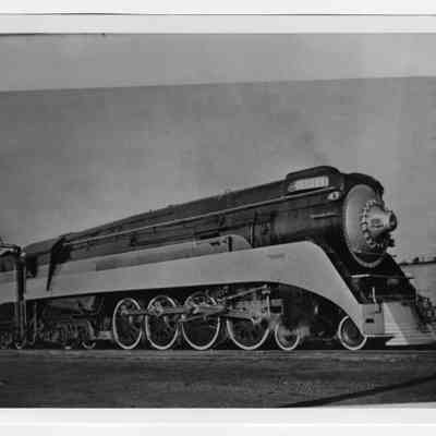 Photograph of Southern Pacific locomotive, undated