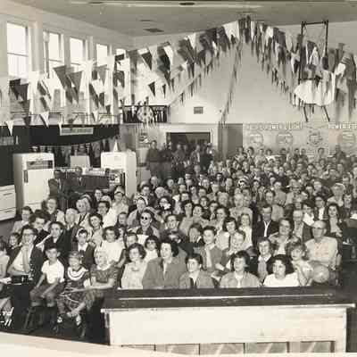 Photograph of Springfield Electric Appliance Show assembly, Springfield, Oregon, 1954