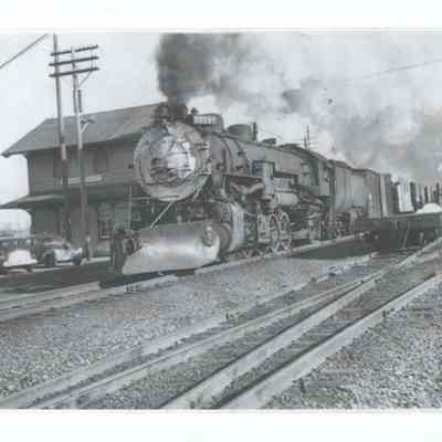 Photograph of the Springfield Train Depot, 1954