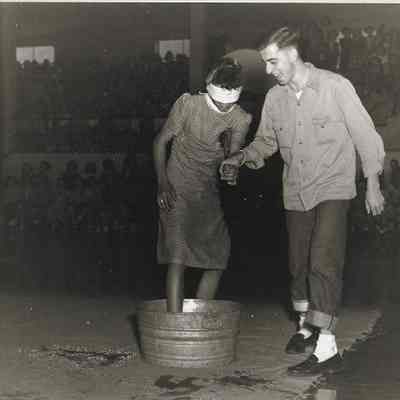 Photograph of Springfield High School Class of 1953 Initiation, Springfield, Oregon, circa 1948-1953