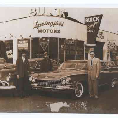 Photograph of Springfield Buick, circa 1950