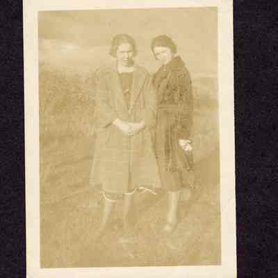 Photograph of two unknown women