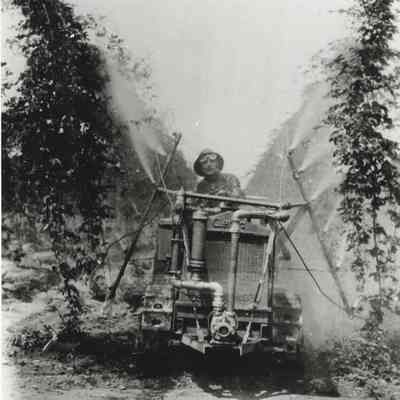 Spraying Hops