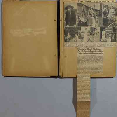 Pages 8 and 9 newspaper clipping unfolded