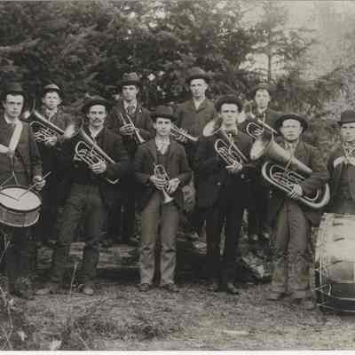 Photograph of Springfield Cornet Band, 1890