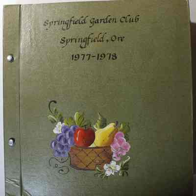 Scrapbook from the Springfield Garden Club, 1977-1978