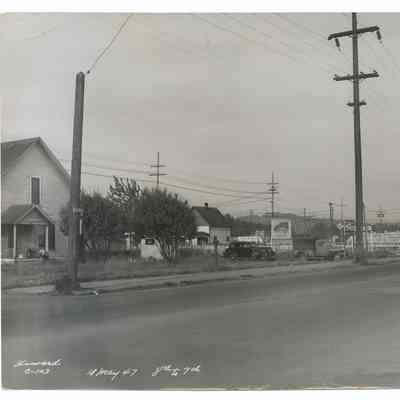 Photograph of Main Street, 8th to 7th, Springfield, May 18th 1947