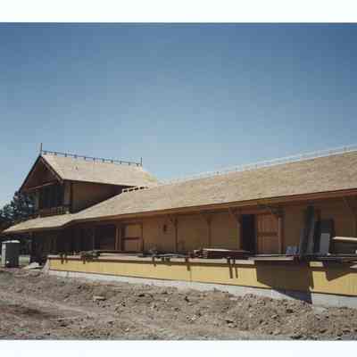 Photograph of the Springfield Depot Restoration, 1991