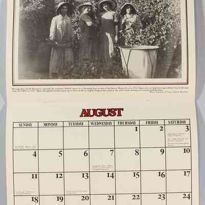 Calendar (Page 11 - August)