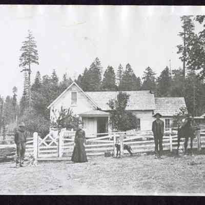 Photograph of the Chapman House at Cedar Flats, Oregon