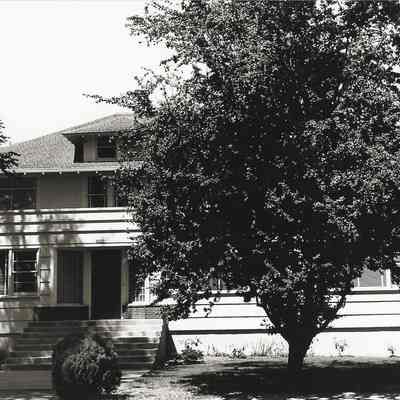 Photograph of the Brattain House Administrative Building, undated