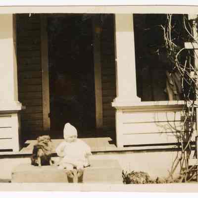Photograph of Bill Davis, Vallier house, undated