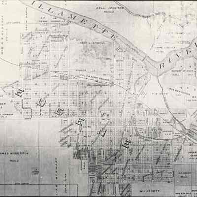Photograph of Plat of Eugene Area