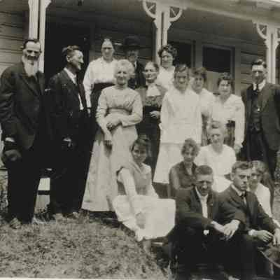 Anderson Family at Carl & Fanny Wyman's house