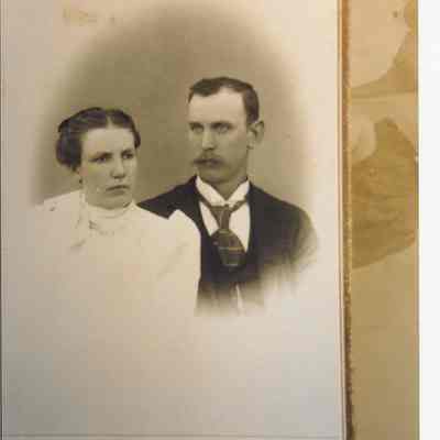 Photograph of portrait of Asher & Maggie Veatch