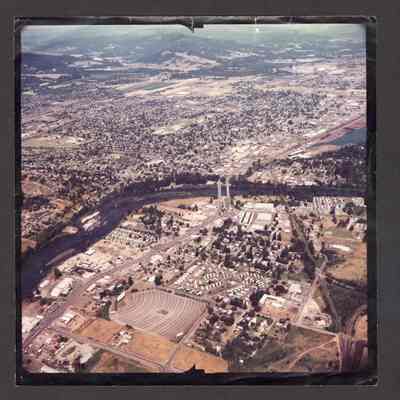 Ariel Photograph of Glenwood & Springfield, Oregon, undated