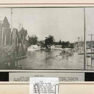 Photograph, Flood, Springfield, 1913.