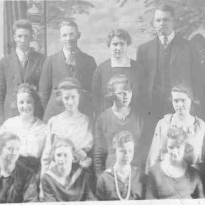 Group photograph of Walter Laxton and others, 1919