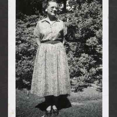 Photograph of Leona Myers, circa 1950