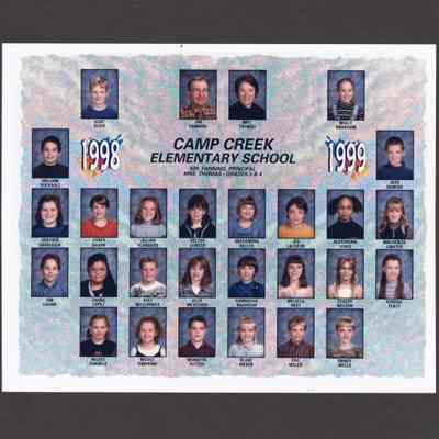 Photograph, Camp Creek Elementary, Grades 3 and 4, 1998-1999.