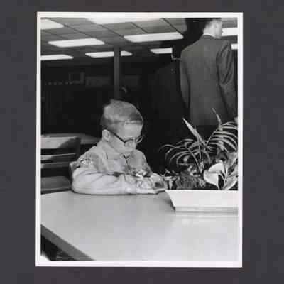 Photograph of the 1960s Springfield Public Library opening