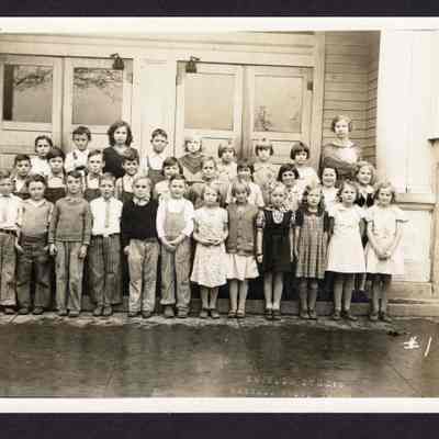 Photograph of 1934-1935 Third Grade Class Unknown School.