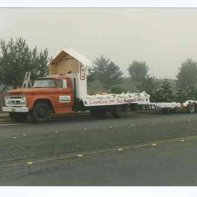 Photograph of the Springfield Christmas Parade, circa 1990