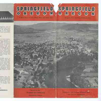 Informational brochure about Springfield, circa 1950