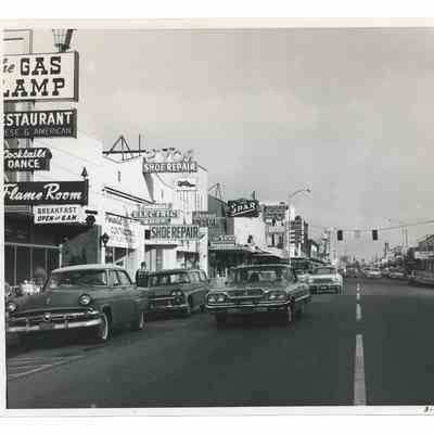 Photograph of Main Street, Springfield, circa 1950-1960