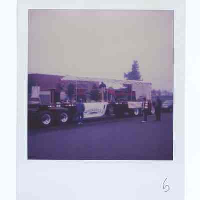 Photograph of the Springfield Greeters Float, Christmas Parade, circa 1980