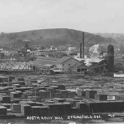Photograph of Booth-Kelly Mill Facing NW, Springfield, Oregon, circa 1915