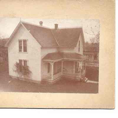 Photograph of a Methodist Parsonage building, circa 1890