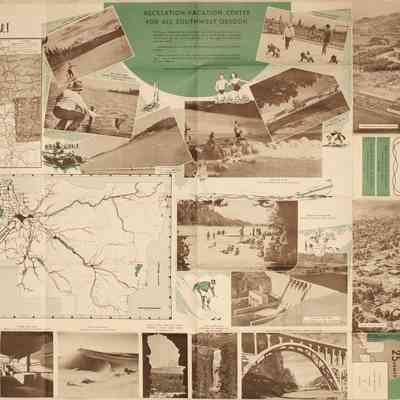Map of Metropolitan Eugene and Springfield, 1961