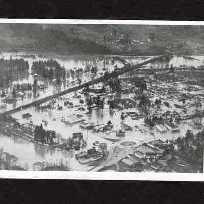 Aerial Photograph of Flooded Eugene, Undated