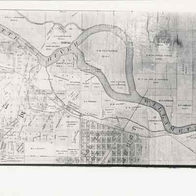 Photograph of Plat of Eugene Area