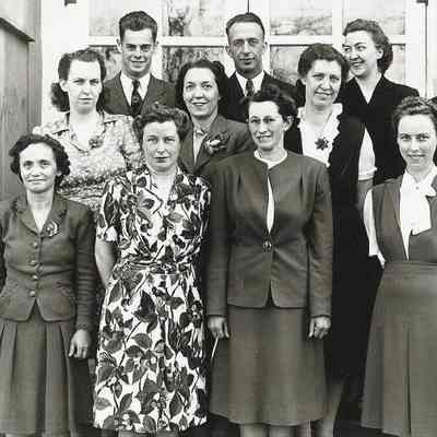 Photograph of Springfield High School Teachers, Springfield, Oregon, unknown date