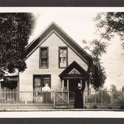 Photograph of Pengra House, Springfield, Oregon, 1866/1960