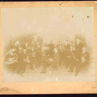 Photograph, Early Cornet band, unknown date and location.