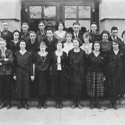 Photograph of Springfield High School Students; 1922
