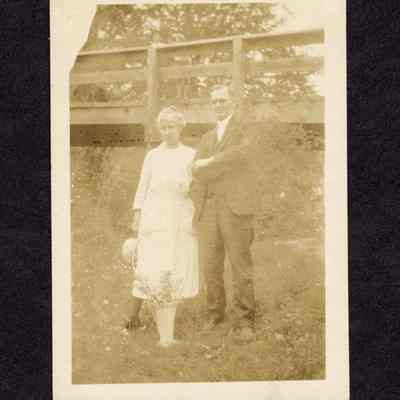 Photograph of unknown woman and unknown man