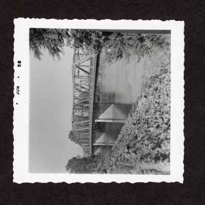 Photograph of Springfield, Oregon, Bridge, June 1958