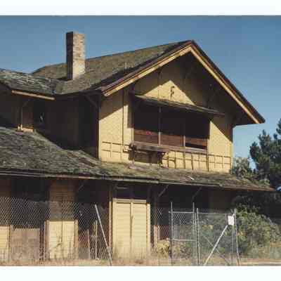 Photograph of the Springfield Train Depot Restoration, circa 1992