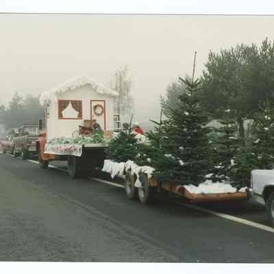 Photograph of the Springfield Christmas Parade, circa 1990