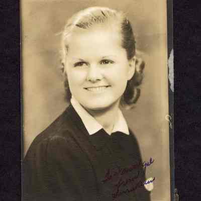 Photograph of Harriet Knutson, 1938