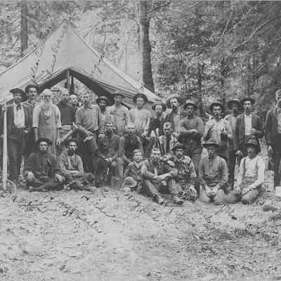 Photograph of a group of Loggers