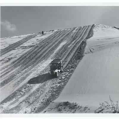 Photograph of the sand dunes on the southwest Oregon coast near Florence, Oregon, circa 1969
