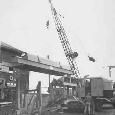 Photograph of Booth-Kelly Mill Renovations, 1956